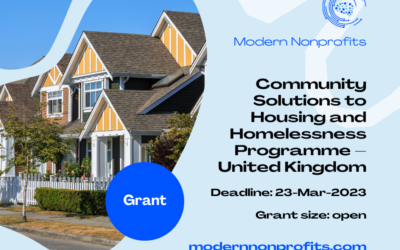 Community Solutions to Housing and Homelessness Programme – United Kingdom