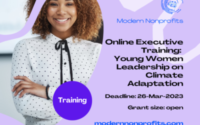 Online Executive Training: Young Women Leadership on Climate Adaptation