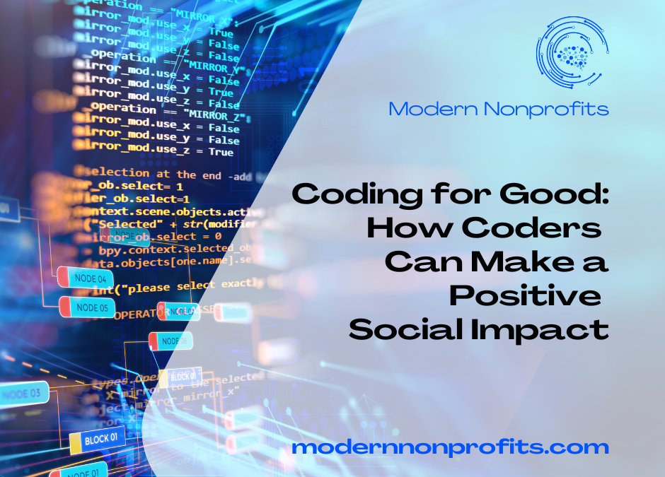 Coding for Good: How Coders Can Make a Positive Social Impact